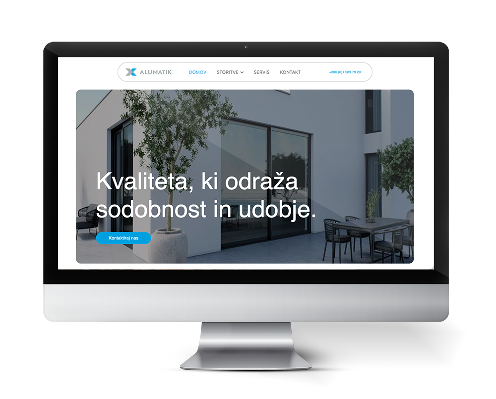 Izdelava spletne strani Alumatik