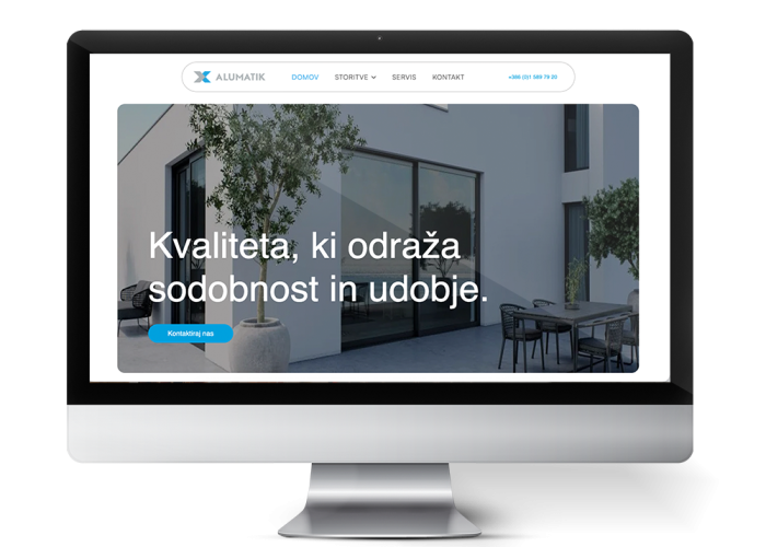 Izdelava spletne strani Alumatik